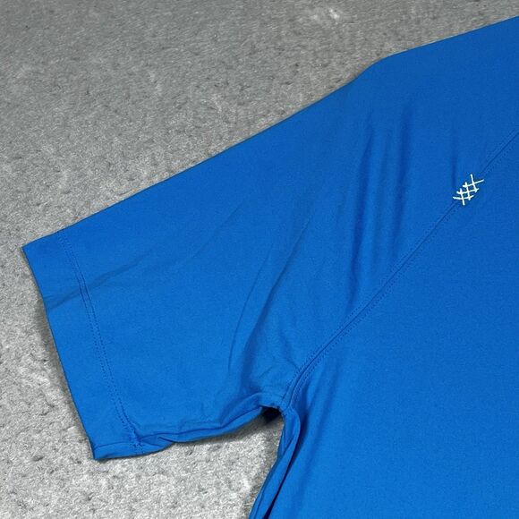 Rhone T-Shirt Mens Size Medium Blue Short Sleeve Performance Crew Neck Training - Picture 3 of 13